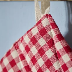 IB Laursen Topflappen Asta rot kariert