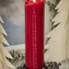 IB Laursen Weihnachtskerze 1 - 24 rot