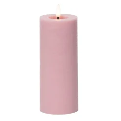 Kerze LED Flackereffekt H 19 cm cm pink