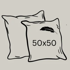 Kissenfüllung Gänse- und Entenfedern 50 x 50 cm