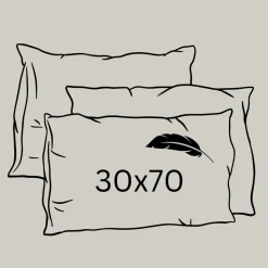 Kissenfüllung Gänse- und Entenfedern 30 x 70 cm