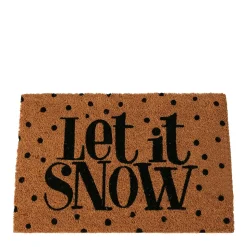 Kokos Fußmatte Let it snow