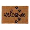 Kokos Fußmatte Welcome Pfoten