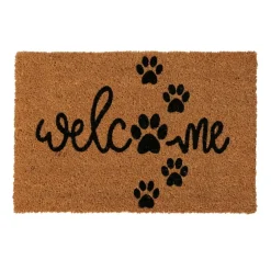 Kokos Fußmatte Welcome Pfoten