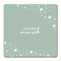 Korkuntersetzer Lieblingsmensch