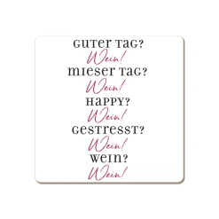 Korkuntersetzer Wein!