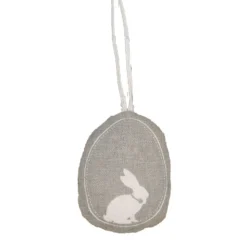 Krasilnikoff Ornament Osterei grau