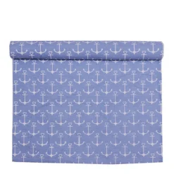 Krasilnikoff Tischläufer Anker Allover Blau