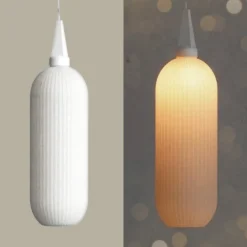 Leuchtschirm Kürbis Wellen lang klein