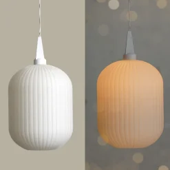 Leuchtschirm Kürbis Wellen mittel