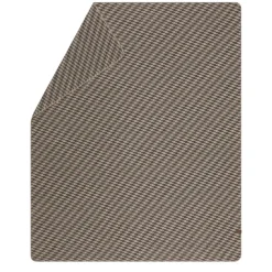 MERANO Wolldecke Welle rauchfarben