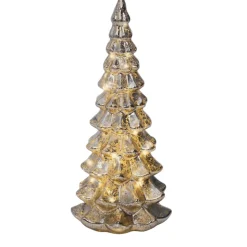 Micro LED Tannenbaum H 32 cm silberfarben