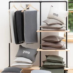 Nordic Baumwolldecke Olivgrün