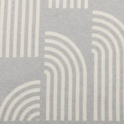 Nordic Überwurf Bögen Hellgrau