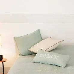 Nordic Kissen Time to relax salbeigrün 26 x 60 cm