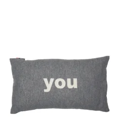 Nordic Kissenhülle You Dunkelgrau 30 x 50 cm