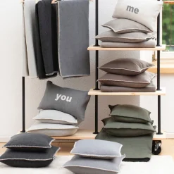 Nordic Kissenhülle You Dunkelgrau 30 x 50 cm