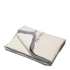 Nordic Wohndecke Bitte nicht stören Weiß