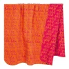 Pad Decke bla bla bla orange-rot 150 x 200 cm