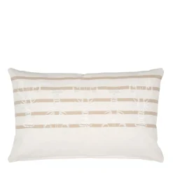 Pad Kissenhülle Hummer gestreift 60 x 35 cm weiß