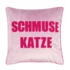 Pad Kissenhülle Schmusekatze 45 x 45 cm lilafarben