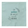 Papierservietten Ein guter Tag Blaugrün Groß
