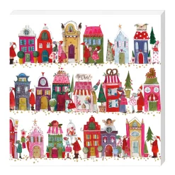 Papierservietten Häuser