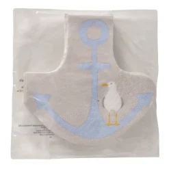 Papierservietten Möwe & Anker grau