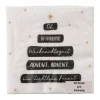 Papierservietten Oh du Fröhliche weiß