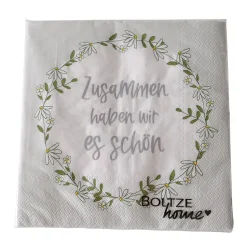 Papierservietten Zusammen haben wir es schön