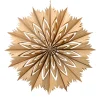 Papierstern naturfarben rund 40 cm