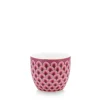 Pip Studio Eierbecher Flower Festival Muscheloptik Dunkelrosa