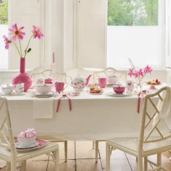 Pip Studio Espresso Tasse & Untertasse Jolie Punkte goldfarben rosa