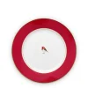Pip Studio Frühstücksteller Love Birds rot 21 cm