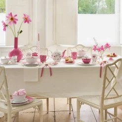 Pip Studio Frühstücksteller Jolie Punkte goldfarben rosa 21 cm