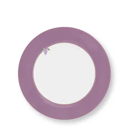 Pip Studio Frühstücksteller Lily & Lotus lila 21 cm