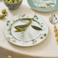 Pip Studio Frühstücksteller Jolie Punkte goldfarben 23 cm