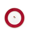 Pip Studio Gebäckteller Love Birds rot 17 cm