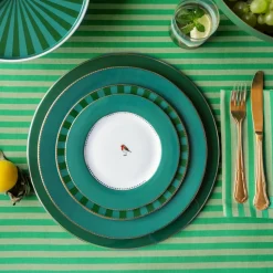 Pip Studio Gebäckteller Love Birds grün 17 cm