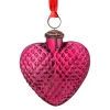 Pip Studio Glas Ornament Herz pink