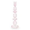 Pip Studio Kerzenhalter Glas gedreht rosa 28 cm