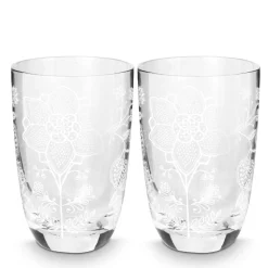 Pip Studio Longdrinkgläser Blumen 2er-Set