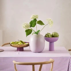 Pip Studio Metallvase helllila 32 cm matt