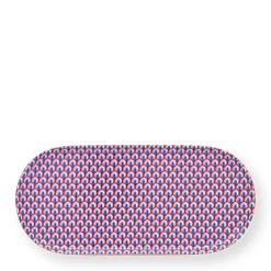 Pip Studio Milch & Zucker Tablett Flower Festival Hellblau