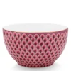 Pip Studio Schale Flower Festival Muscheloptik Dunkelrosa 9,5 cm
