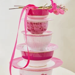 Pip Studio Schale Jolie Punkte goldfarben rosa 15 cm