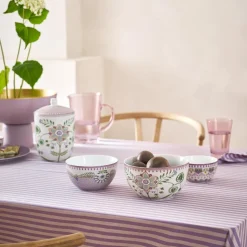 Pip Studio Schale Lily & Lotus Blüte lila 18 cm