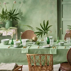 Pip Studio Tasse & Untertasse Lily & Lotus 2er-Set gemustert hellgrün