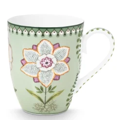 Pip Studio Tasse Lily & Lotus hellgrün groß