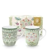 Pip Studio Tasse Lily & Lotus 2er-Set hellgrün klein